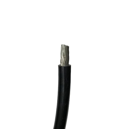 4 AWG Tinned Battery Cable, Tinned Copper Lead Wire With Black PVC, 12 Length